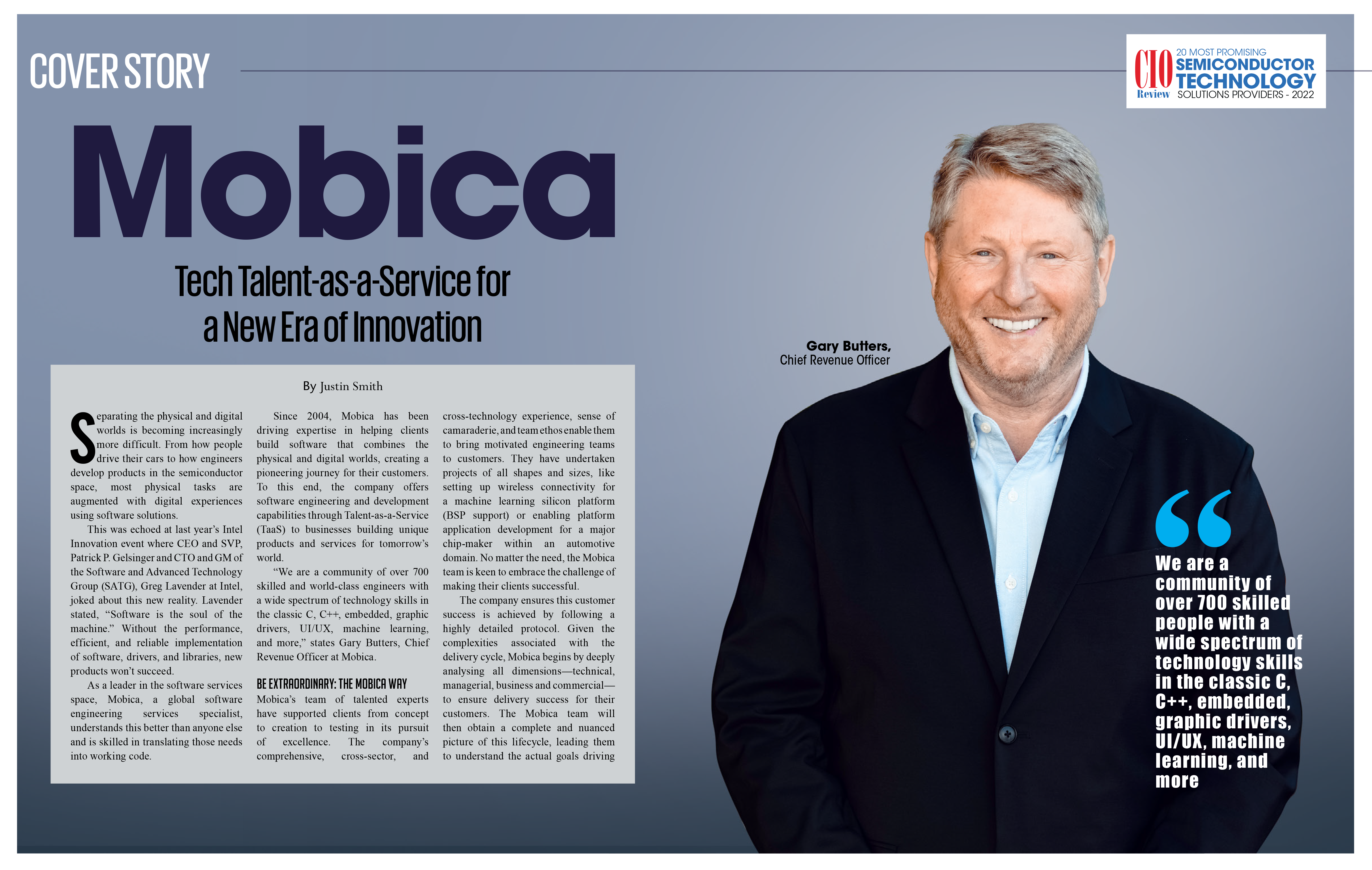 Mobica Cover Story - Top Semiconductor Company 2022