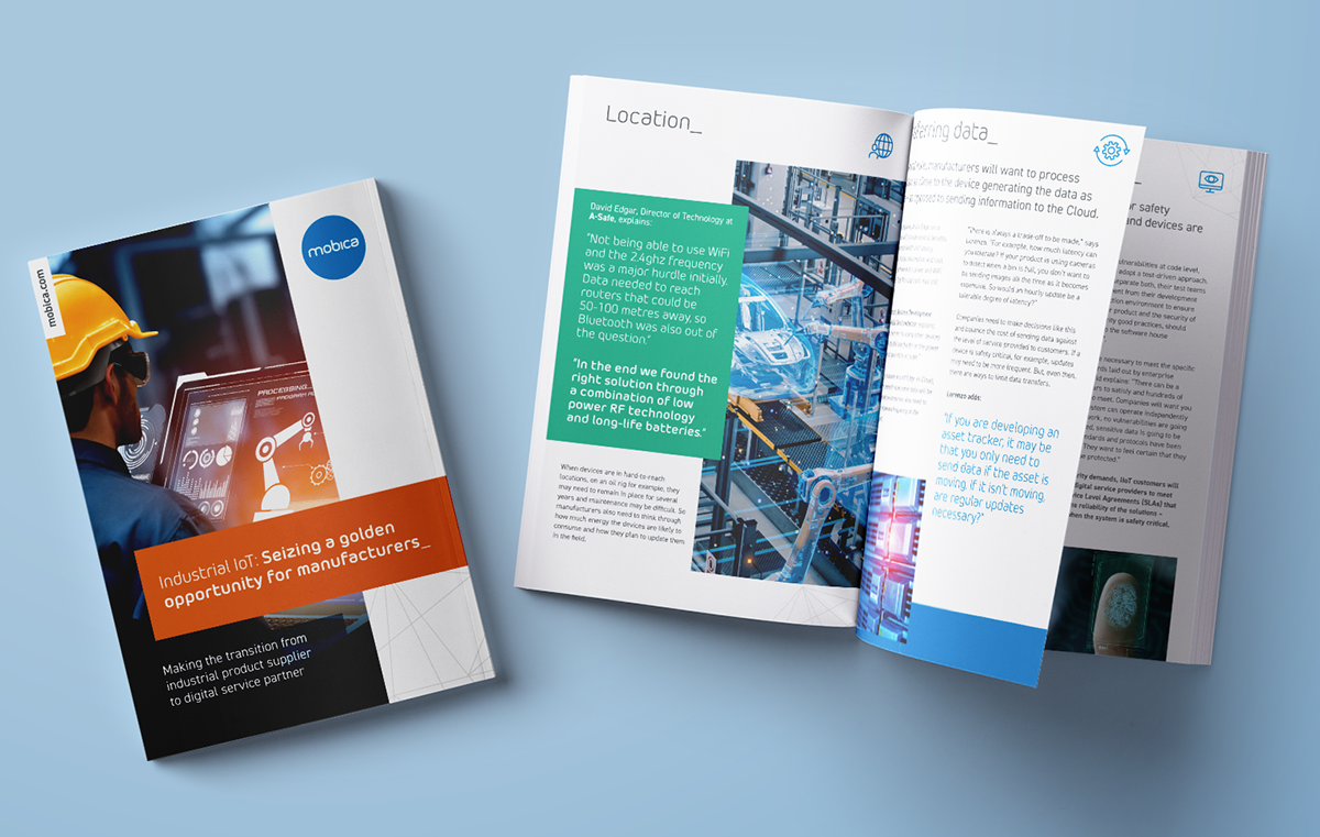 Mobica White Paper: Industrial IoT. Seizing a golden opportunity for manufacturers