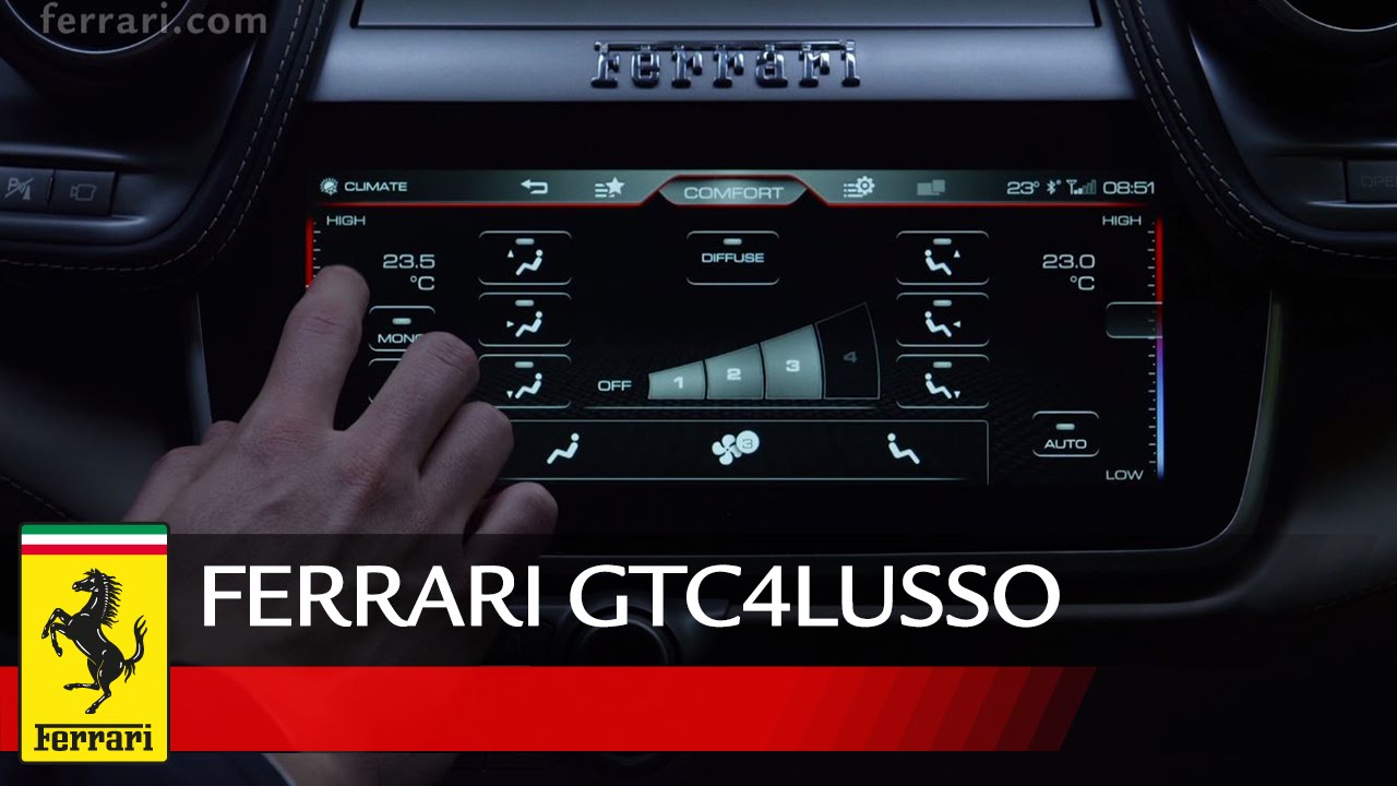 Ferrari Gets Nerdy over the Infotainment System in the GTC4Lusso